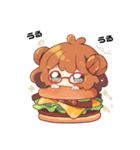 バーガーちゃんの日常（個別スタンプ：15）