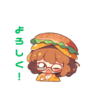 バーガーちゃんの日常（個別スタンプ：16）