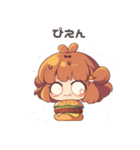 バーガーちゃんの日常（個別スタンプ：19）