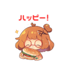 バーガーちゃんの日常（個別スタンプ：24）