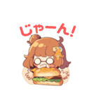 バーガーちゃんの日常（個別スタンプ：40）