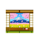 和風✿季節のスタンプ（文字なし）（個別スタンプ：3）