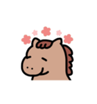 ぽってりおうまさんのスタンプ（個別スタンプ：13）