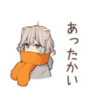 フェレットちゃんの秋日和♡（個別スタンプ：9）