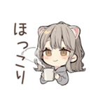 フェレットちゃんの秋日和♡（個別スタンプ：14）