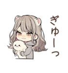 フェレットちゃんの秋日和♡（個別スタンプ：20）