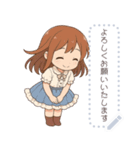 ミニふわガール＊（個別スタンプ：2）