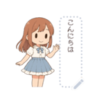 ミニふわガール＊（個別スタンプ：3）