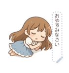 ミニふわガール＊（個別スタンプ：16）