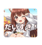ラーメンフェスタみなみちゃん（個別スタンプ：13）