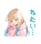 パーカーの女の子の秋（個別スタンプ：19）