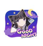 美少女の秋・ハロウィン（個別スタンプ：4）