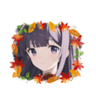 美少女の秋・ハロウィン（個別スタンプ：6）