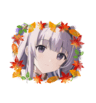 美少女の秋・ハロウィン（個別スタンプ：10）