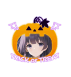 美少女の秋・ハロウィン（個別スタンプ：13）