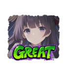 美少女の秋・ハロウィン（個別スタンプ：15）