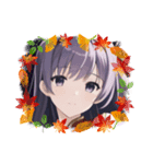 美少女の秋・ハロウィン（個別スタンプ：18）