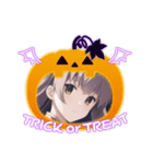 美少女の秋・ハロウィン（個別スタンプ：21）