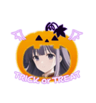 美少女の秋・ハロウィン（個別スタンプ：25）