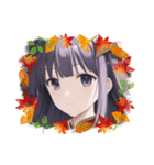 美少女の秋・ハロウィン（個別スタンプ：26）