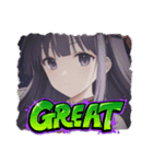 美少女の秋・ハロウィン（個別スタンプ：27）