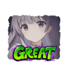 美少女の秋・ハロウィン（個別スタンプ：31）