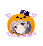 美少女の秋・ハロウィン（個別スタンプ：33）
