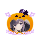 美少女の秋・ハロウィン（個別スタンプ：37）