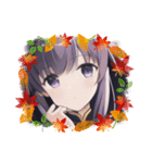 美少女の秋・ハロウィン（個別スタンプ：38）