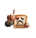 泣きすぎて溶けるトースト（個別スタンプ：24）