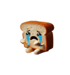 泣きすぎて溶けるトースト（個別スタンプ：27）