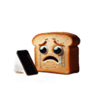 泣きすぎて溶けるトースト（個別スタンプ：28）