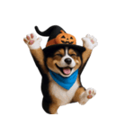 ワンちゃんのハロウィン (NT)（個別スタンプ：2）
