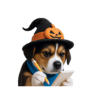 ワンちゃんのハロウィン (NT)（個別スタンプ：5）