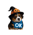 ワンちゃんのハロウィン (NT)（個別スタンプ：7）