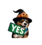 ワンちゃんのハロウィン (NT)（個別スタンプ：21）