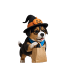 ワンちゃんのハロウィン (NT)（個別スタンプ：32）