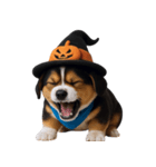 ワンちゃんのハロウィン (NT)（個別スタンプ：34）