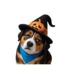 ワンちゃんのハロウィン (NT)（個別スタンプ：35）