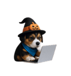 ワンちゃんのハロウィン (NT)（個別スタンプ：37）