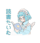 天使ちゃんの秋♡ゆめかわガール（個別スタンプ：6）