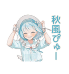 天使ちゃんの秋♡ゆめかわガール（個別スタンプ：10）
