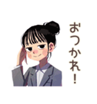 仕事女子の業務連絡★毎日使える（個別スタンプ：3）