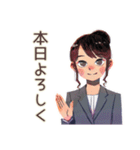 仕事女子の業務連絡★毎日使える（個別スタンプ：18）