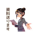 仕事女子の業務連絡★毎日使える（個別スタンプ：20）