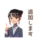仕事女子の業務連絡★毎日使える（個別スタンプ：22）