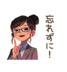 仕事女子の業務連絡★毎日使える（個別スタンプ：25）