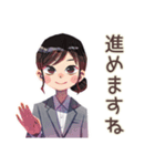 仕事女子の業務連絡★毎日使える（個別スタンプ：27）