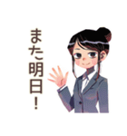 仕事女子の業務連絡★毎日使える（個別スタンプ：34）