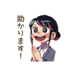 仕事女子の業務連絡★毎日使える（個別スタンプ：35）